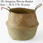 Woven Seagrass Belly Basket