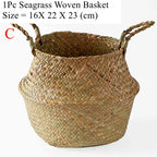 Woven Seagrass Belly Basket