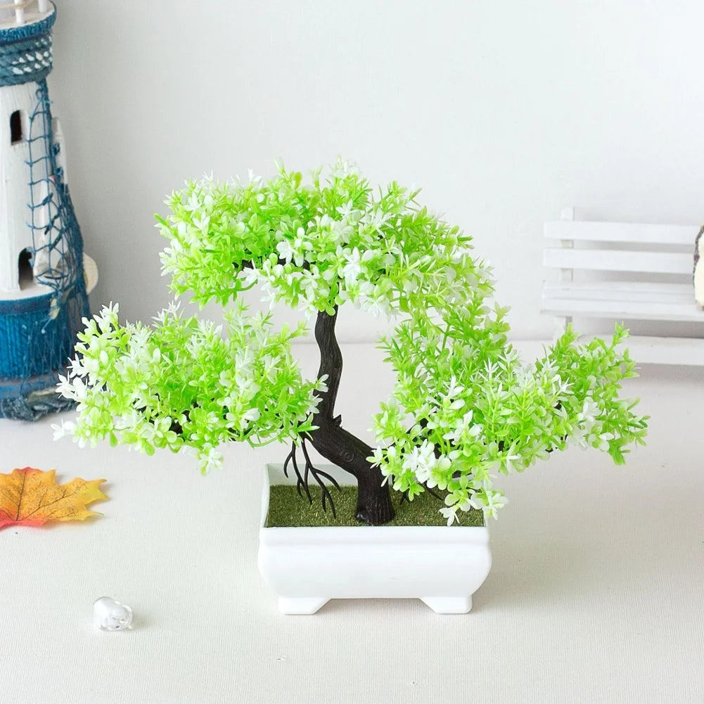 Faux Blossom Bonsai Tree