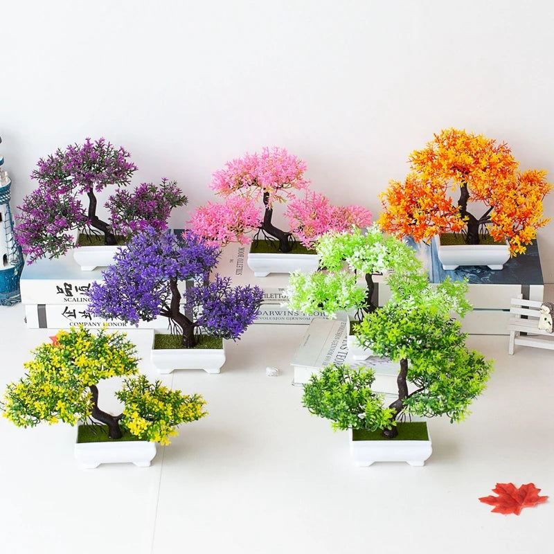 Faux Green Bonsai Tree