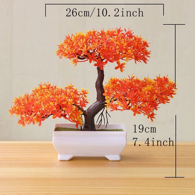 Faux Green Bonsai Tree