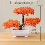 Faux Green Bonsai Tree