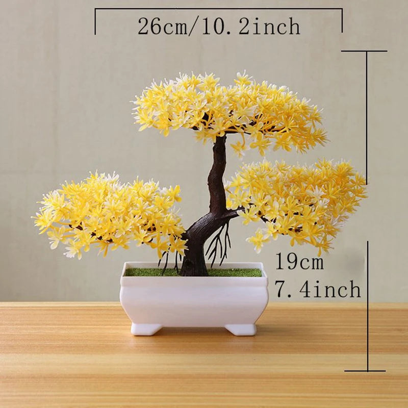 Faux Green Bonsai Tree