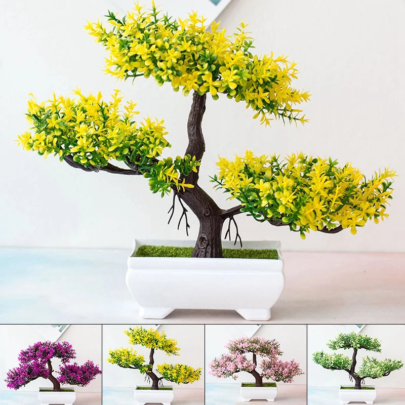 Faux Blossom Bonsai Tree