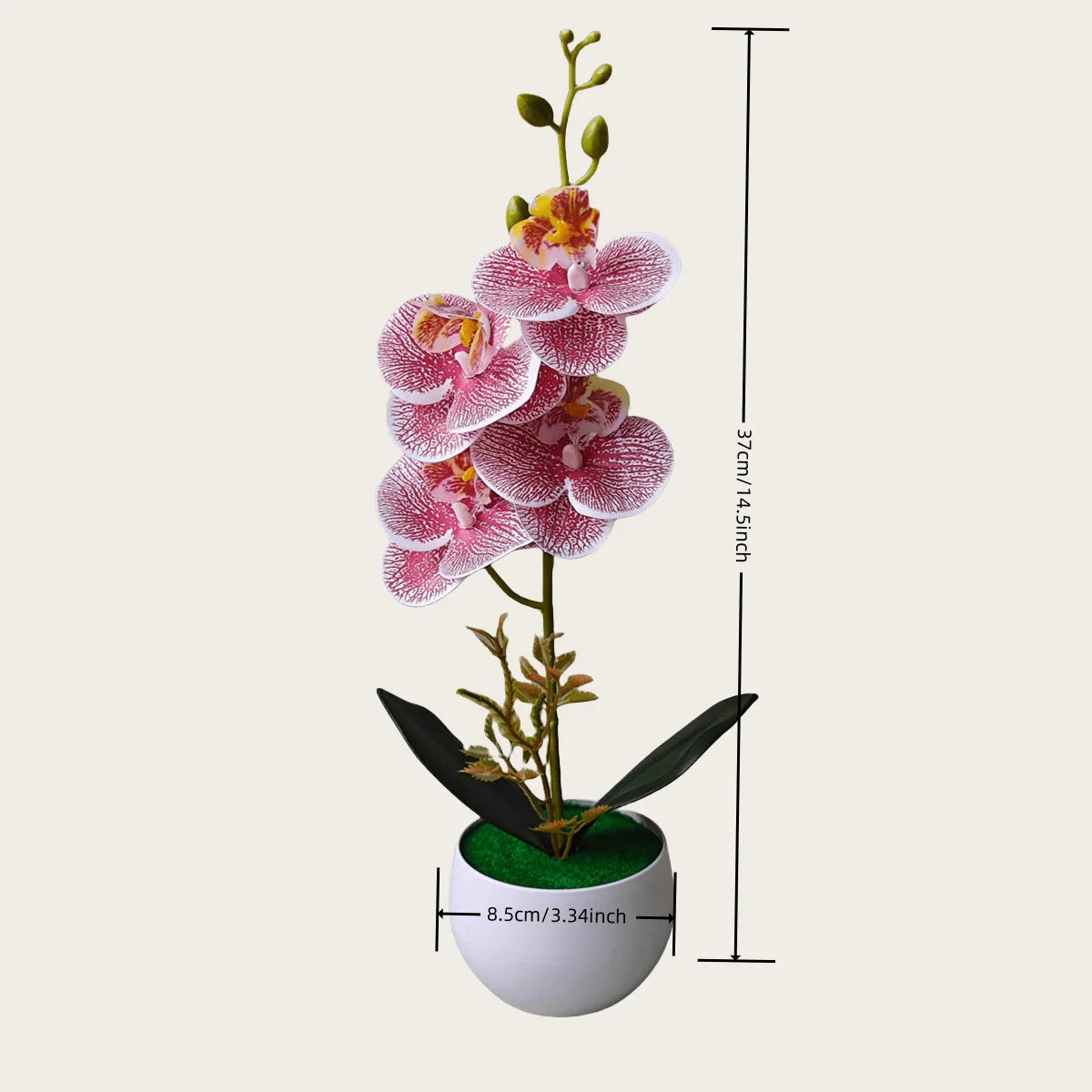 Faux Orchid in Pot