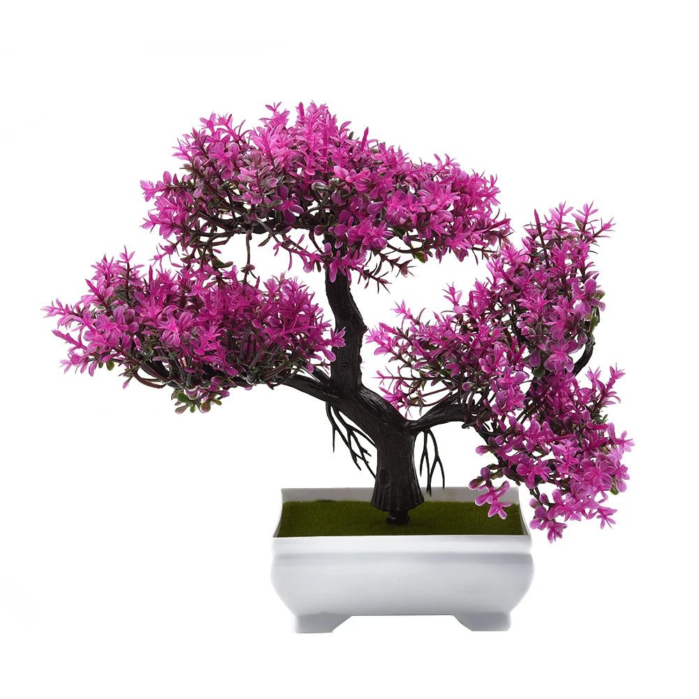 Faux Blossom Bonsai Tree