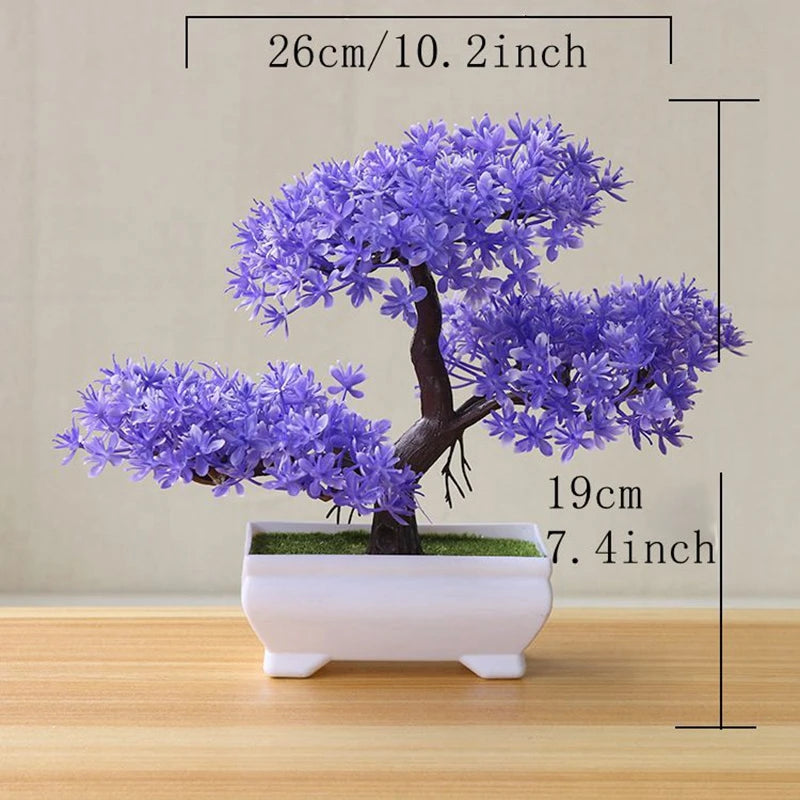 Faux Green Bonsai Tree
