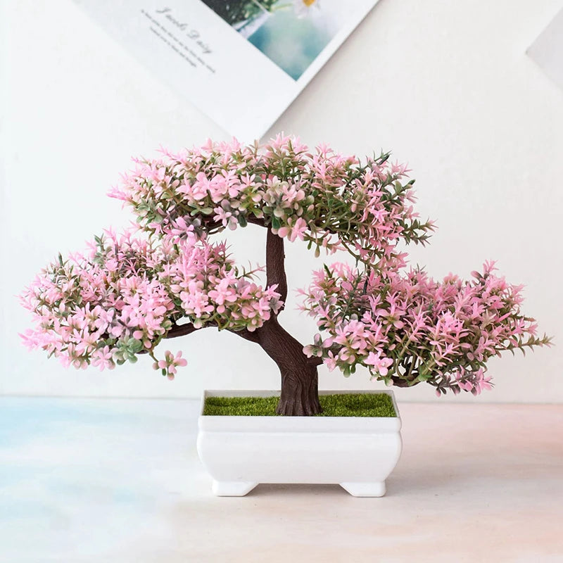 Faux Blossom Bonsai Tree