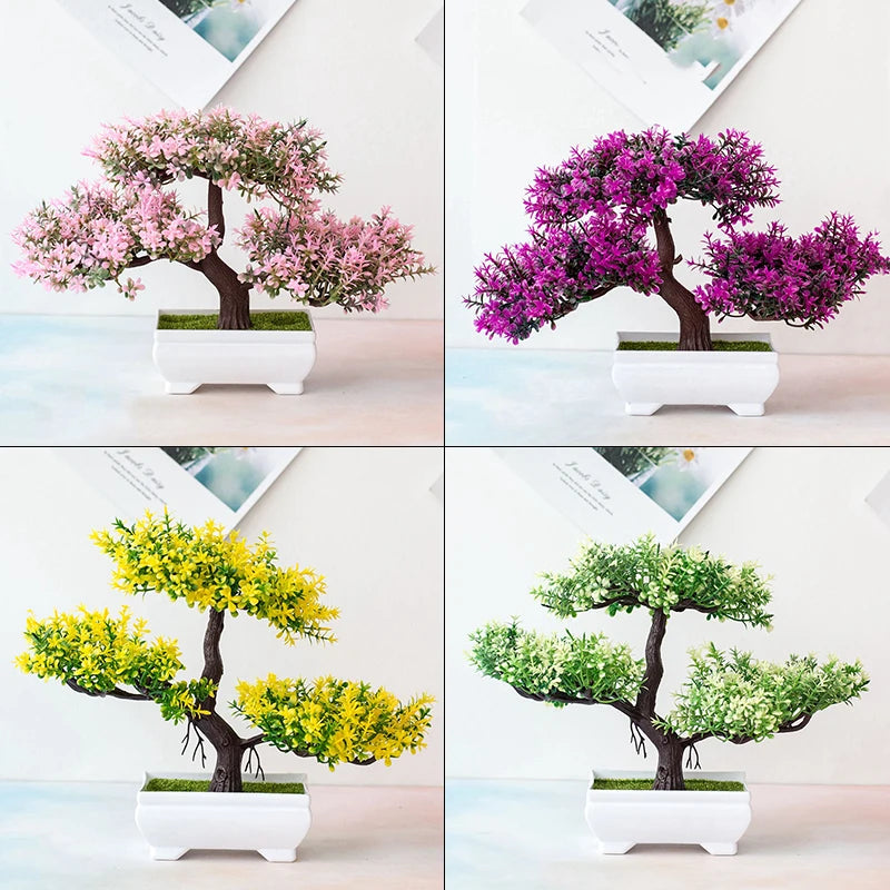 Faux Blossom Bonsai Tree