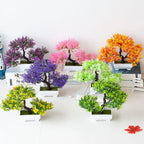 Faux Green Bonsai Tree