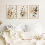 Minimalist Eucalyptus Print Set of 3