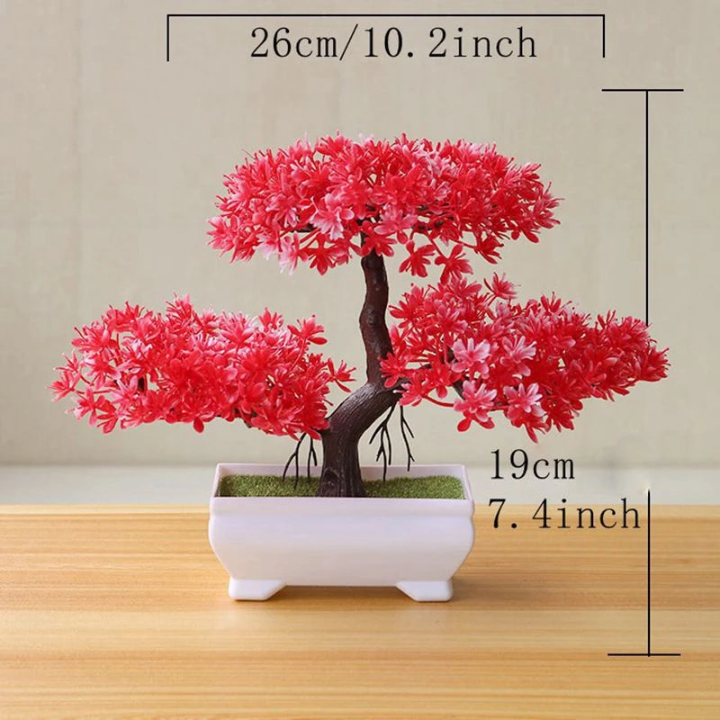 Faux Green Bonsai Tree