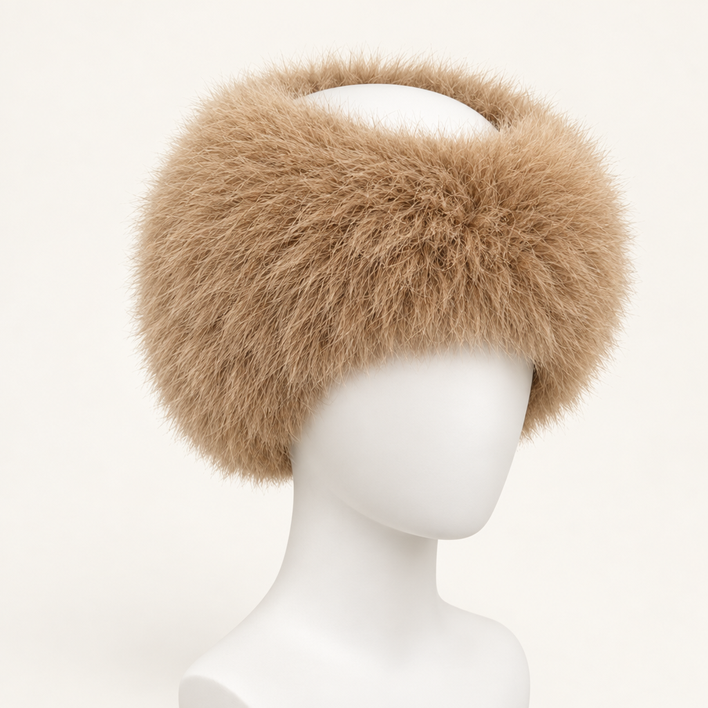 The Cloud Headband in camel